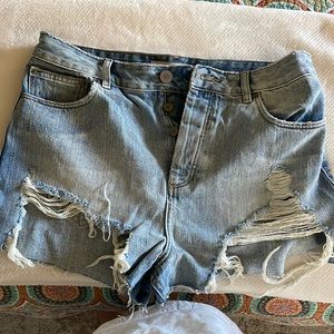 ASOS denim shorts